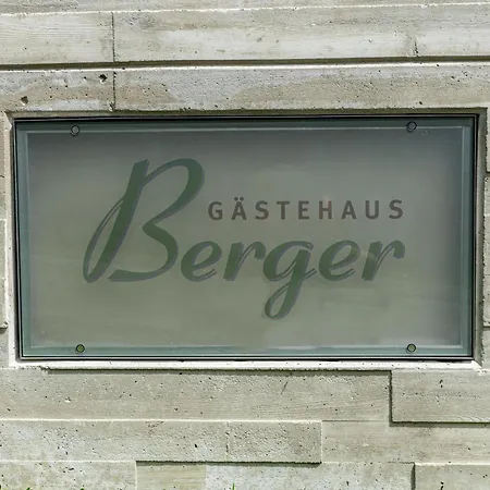 Gaestehaus Berger Отель типа 